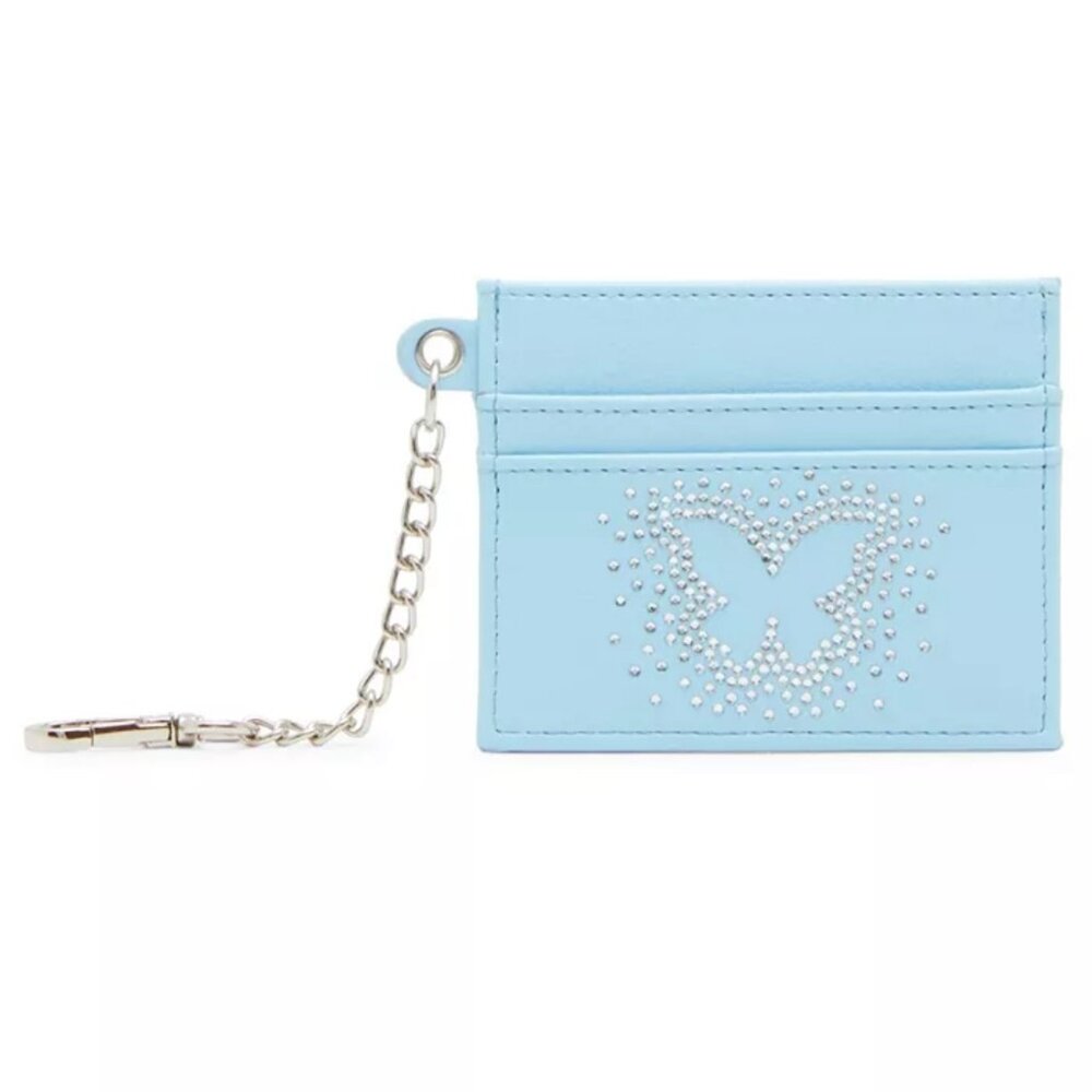 Madden Girl Baby Blue with Accessory Butterfly Card Holder O/S NWT